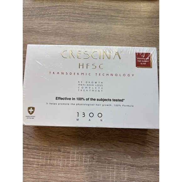 CRESCINA Transdermic HFSC 100% Complete Treatment 1300 Man (10+10 vials)